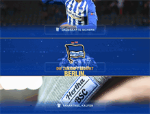 Tablet Screenshot of herthabsc.de